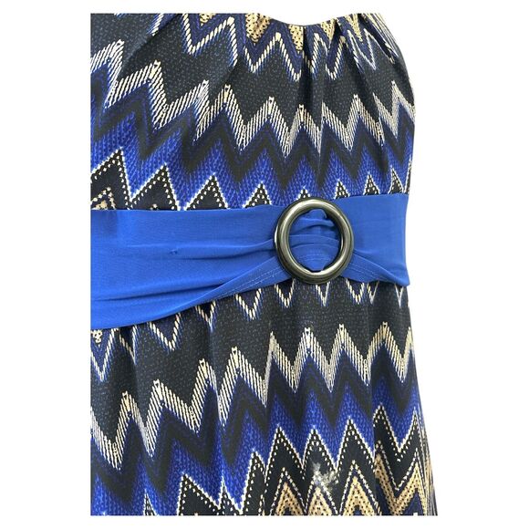 Perception Petite Women's Multicolored Fully Lined Dress Size P/S - Picture 3 of 6